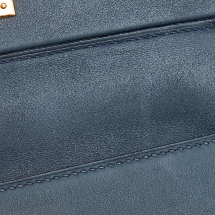 Pre Owned Hermes Vert Cypress Togo and Swift Leather Gold Finish 24/24 29 Bag