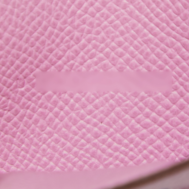 Pre Owned Hermes Mauve Sylvestre Epsom Leather Kelly Pocket Compact Wallet