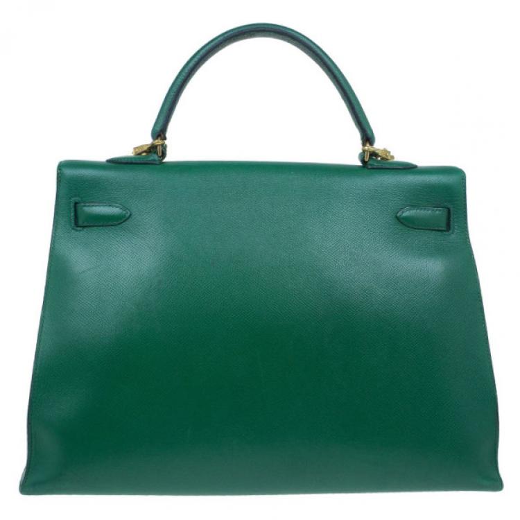 Pre Owned Hermes Vintage Emerald Green Kelly 36