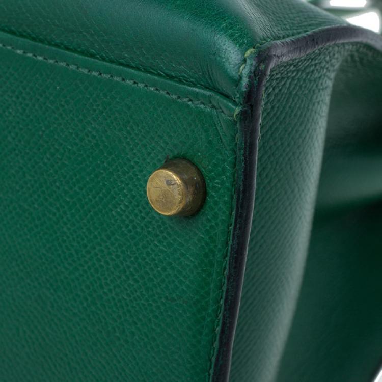 Pre Owned Hermes Vintage Emerald Green Kelly 36
