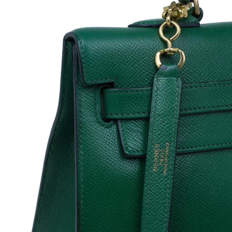 Pre Owned Hermes Vintage Emerald Green Kelly 36