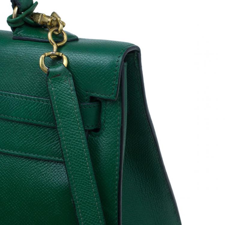 Pre Owned Hermes Vintage Emerald Green Kelly 36