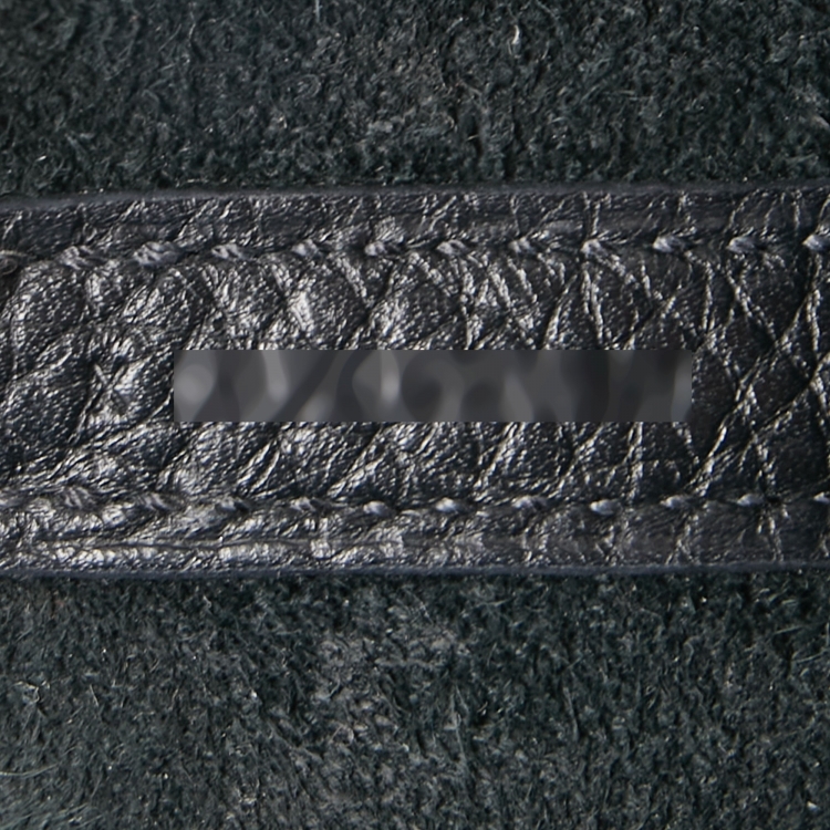 Pre Owned Hermes Black Taurillon Clemence Leather Picotin Lock 18 Bag