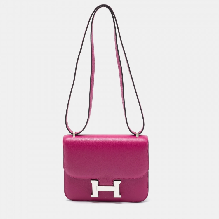 Hermès Herbag Zip 31 Rose Pourpre Tan Leather Palladium Hardware – Coco  Approved Studio