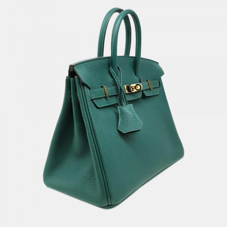 Hermes birkin 25 discount green