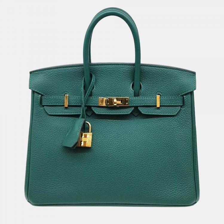 Green hot sale birkin bag