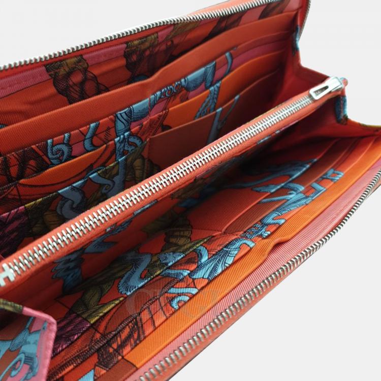 مملوكة مسبقًا Hermes Silk'in Long Wallet