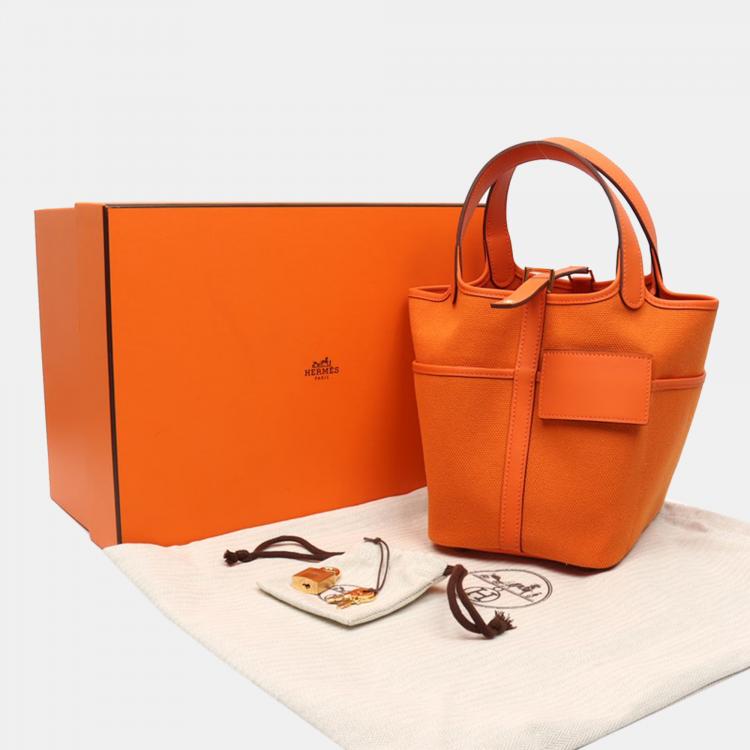 مملوكة مسبقًا Hermes Cargo Lock Picotin 18 handbag