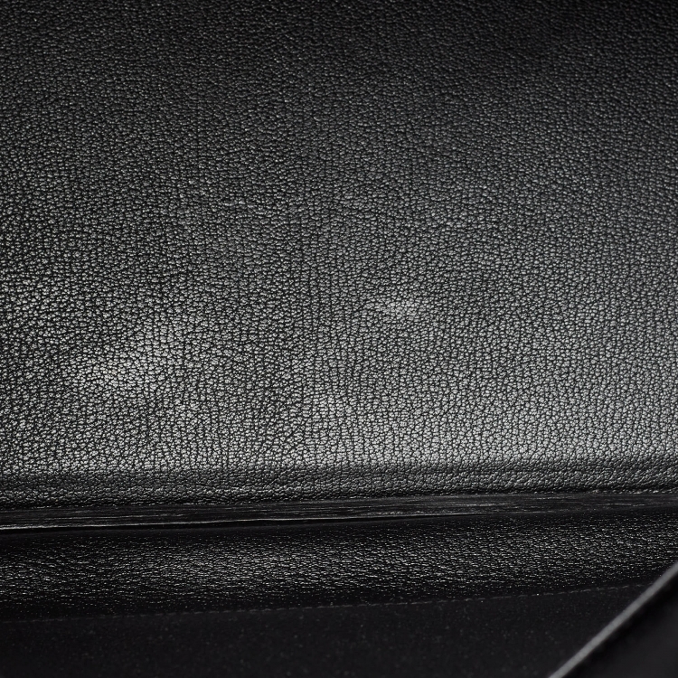 Pre Owned Hermes Black Crocodile Gold Finish Birkin 40 Bag