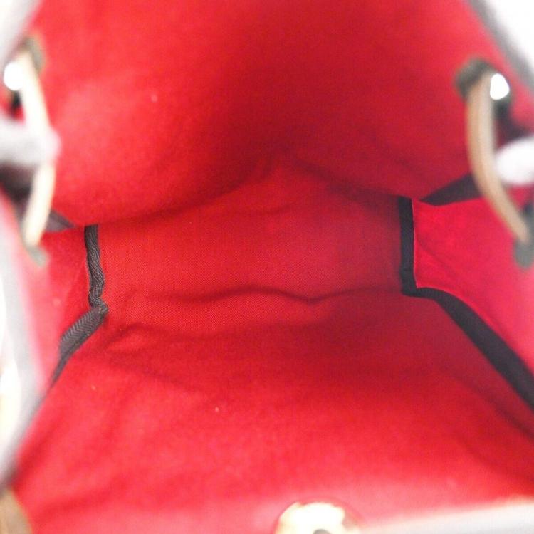 Pre Owned Hermes Orange Canvas Herbag shoulder bag