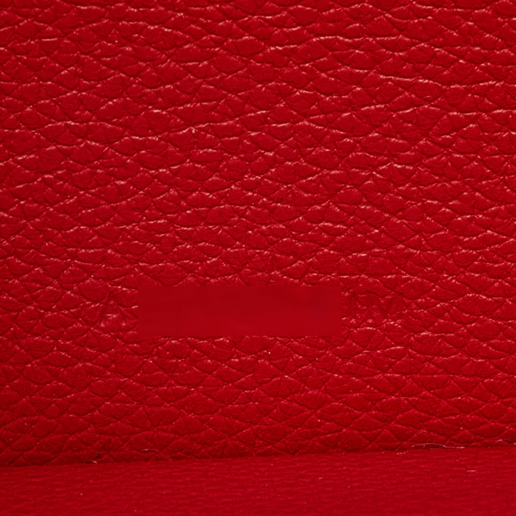 مملوكة مسبقًا Hermes Rouge Pivoine Evercolor Leather Mini Convoyeur II Bag