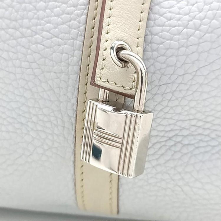 Pre Owned Hermes Two-Tone Lock Picotin 22 Tote Bag