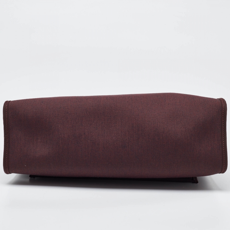 مملوكة مسبقًا Hermes Rogue H Toil and Leather Herbag Zip 31 Bag