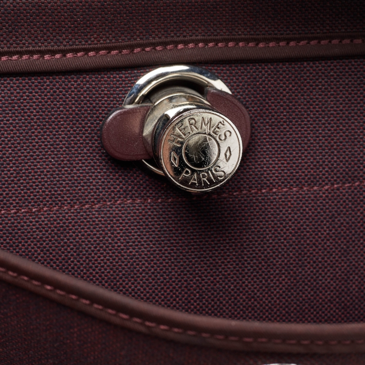 مملوكة مسبقًا Hermes Rogue H Toil and Leather Herbag Zip 31 Bag