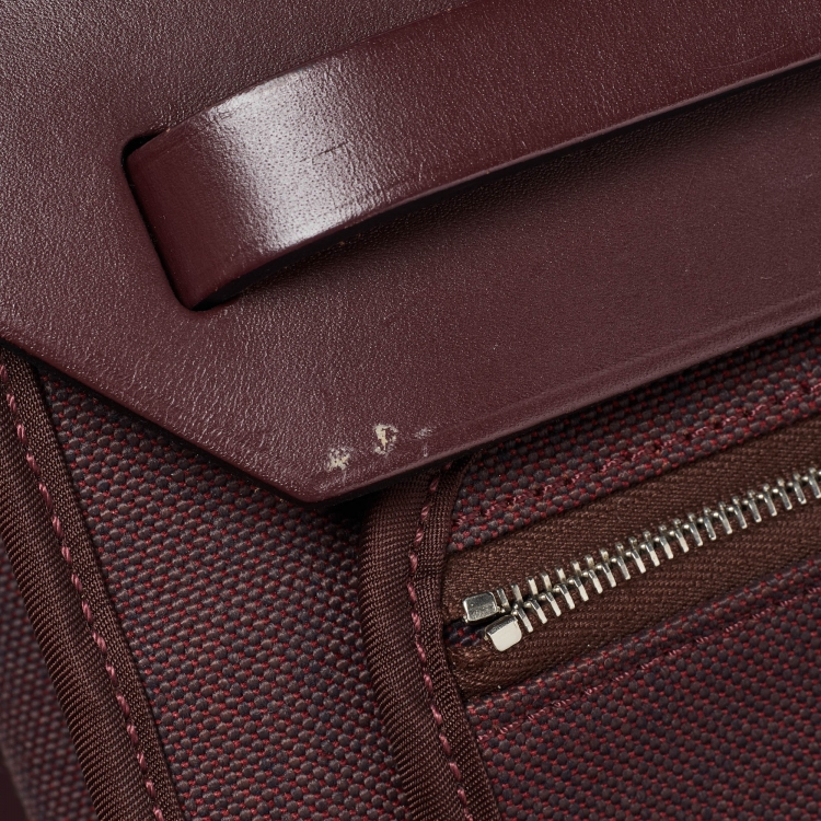 مملوكة مسبقًا Hermes Rogue H Toil and Leather Herbag Zip 31 Bag
