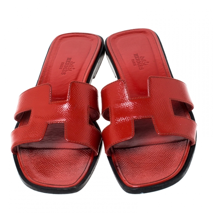 red birkin slides