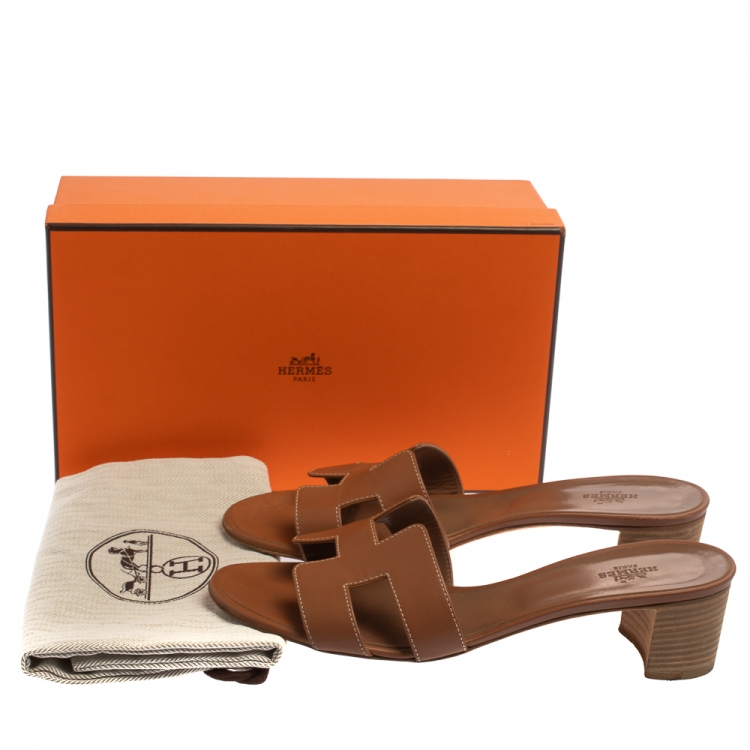 hermes heel sandals