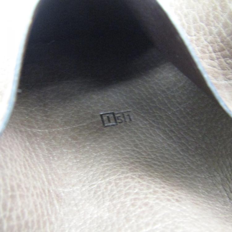 Pre Owned  غطاء آجندة هيرمس جلد نوباك بنية داكنة