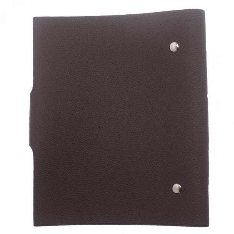 Pre Owned Hermes Grey Leather Agenda Cover