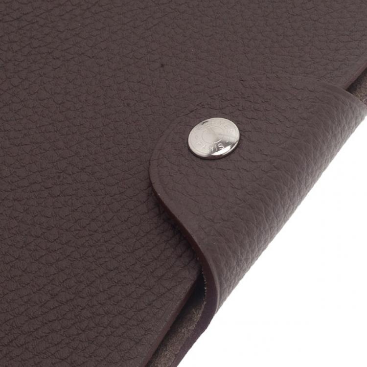 Pre Owned Hermes Grey Leather Agenda Cover