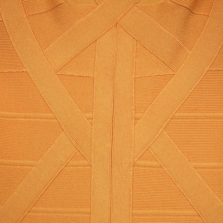 Pre Owned Herve Leger Bandage Dress S