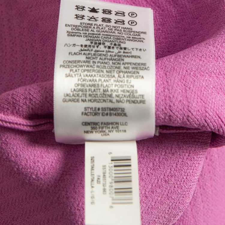 Pre Owned Herve Leger Pink Ottoman Knit Bodycon Dress L