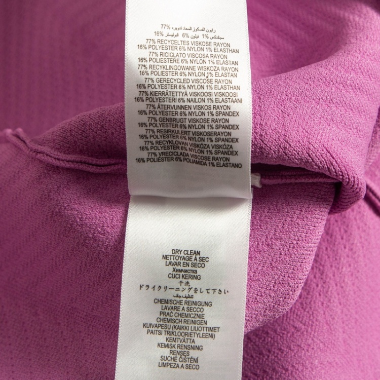 Pre Owned Herve Leger Pink Ottoman Knit Bodycon Dress L