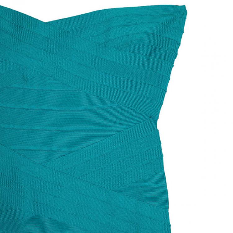 Pre Owned Herve Leger Strapless Bandage Dress M