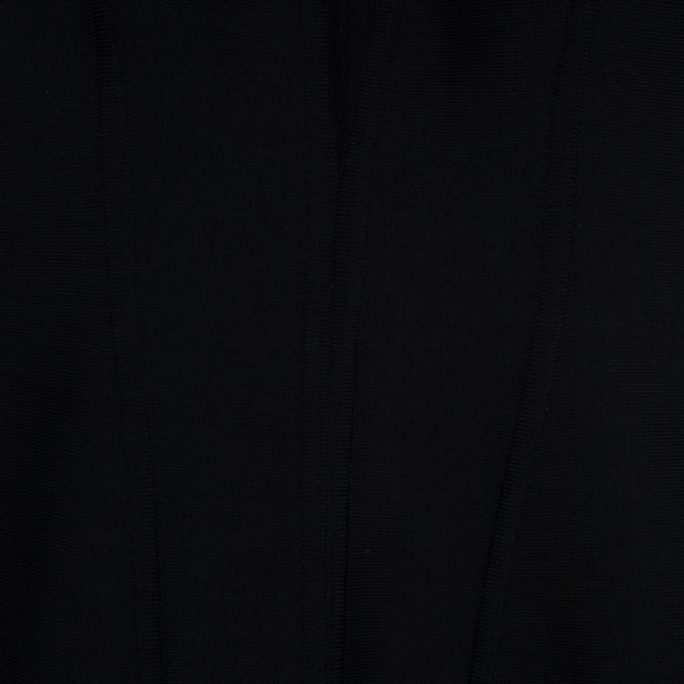 Pre Owned Herve L. Leroux Mesh Tulle Bandage Dress S