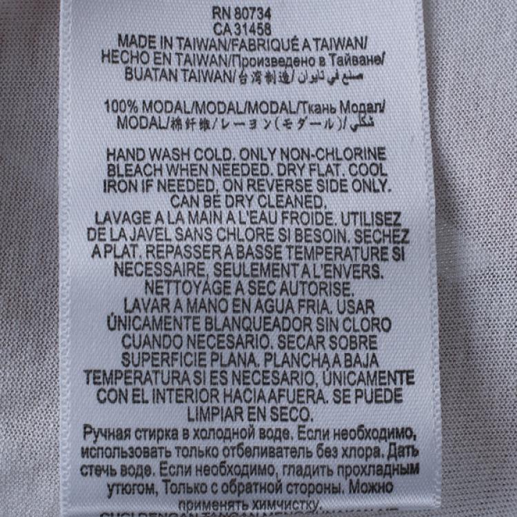 Pre Owned Herve Leger Inna White Print Racerback Tank Top S