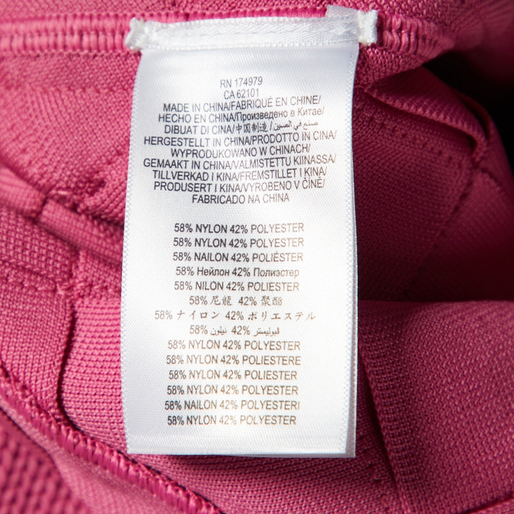 مملوكة مسبقًا Herve Leger Pink Bandage Weave Mini Dress XS