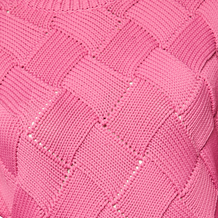 مملوكة مسبقًا Herve Leger Pink Bandage Weave Mini Dress XS