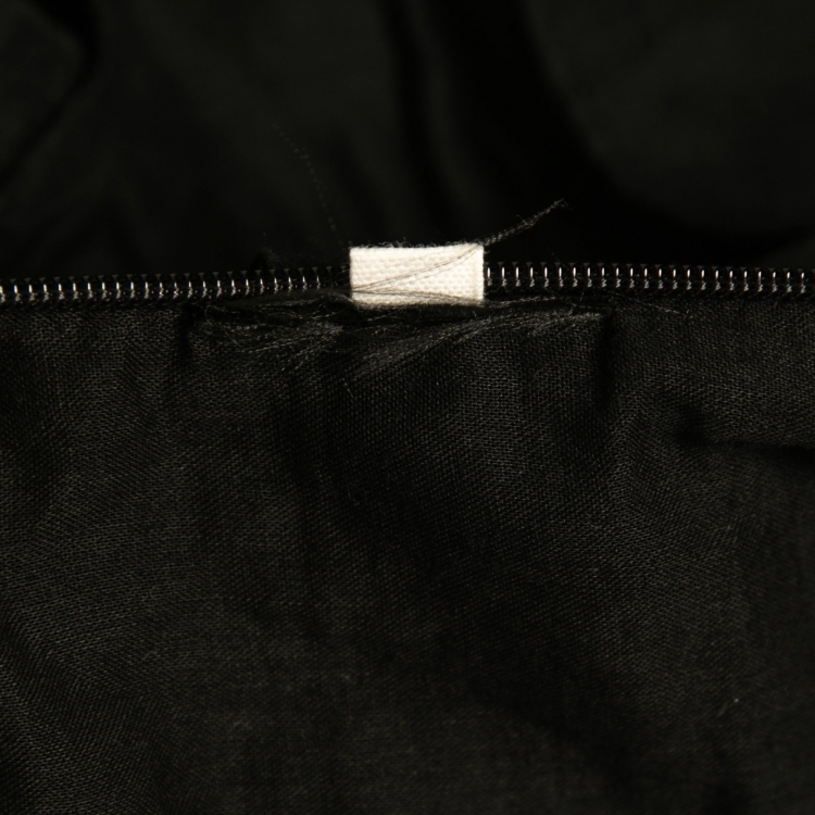 Pre Owned Isabel Marant Etoile Black Cotton Ruched Mini Dress S
