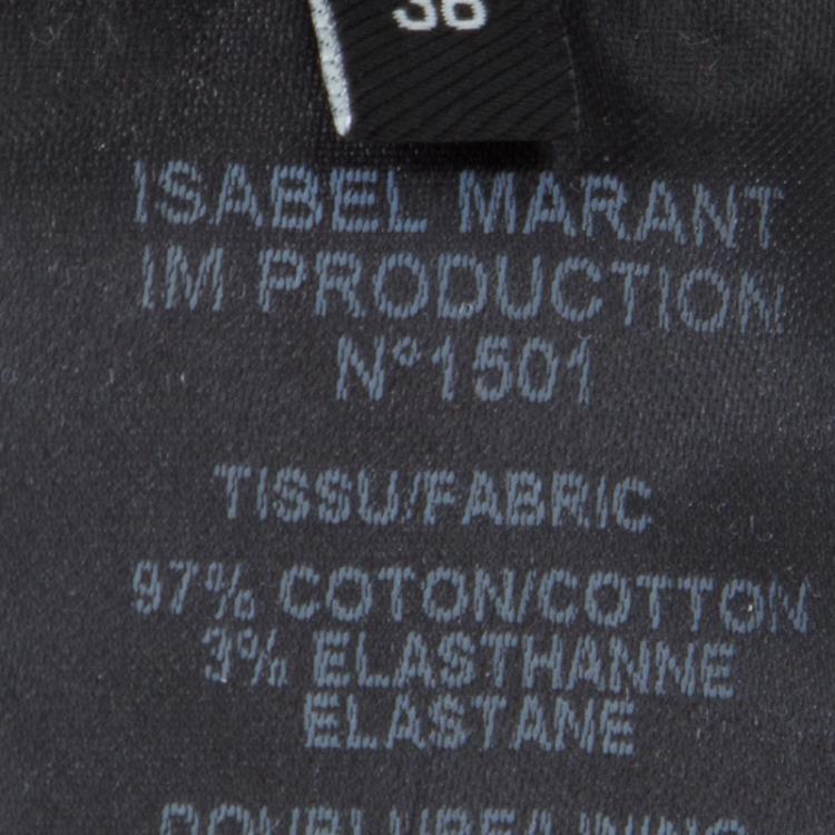 Pre Owned Isabel Marant Multicolor Printed Low Rise Skinny Viktor Jeans M