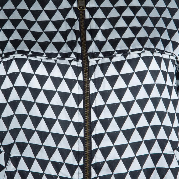 Pre Owned Isabel Marant Etoile Monochrome Printed Reversible Jacket M