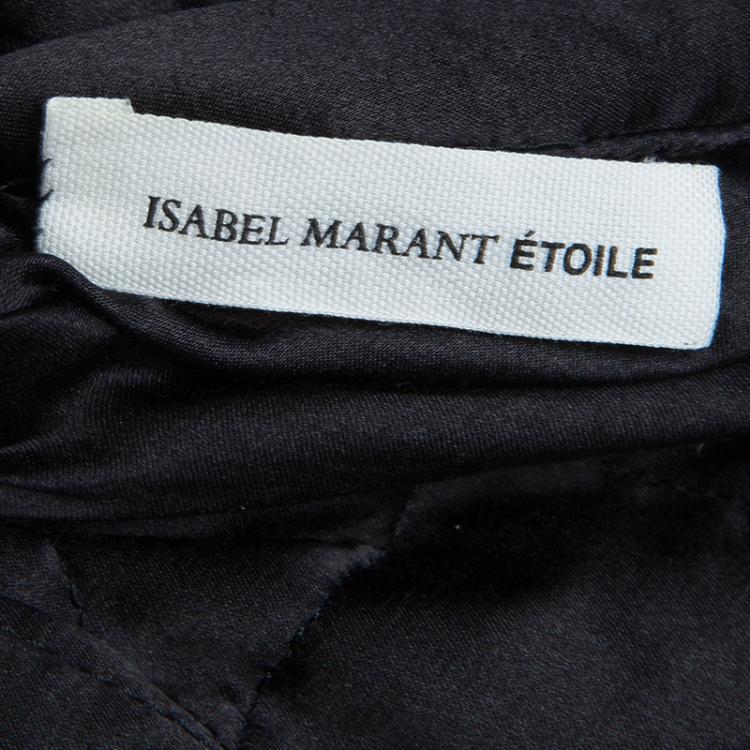 Pre Owned Isabel Marant Etoile Monochrome Printed Reversible Jacket M