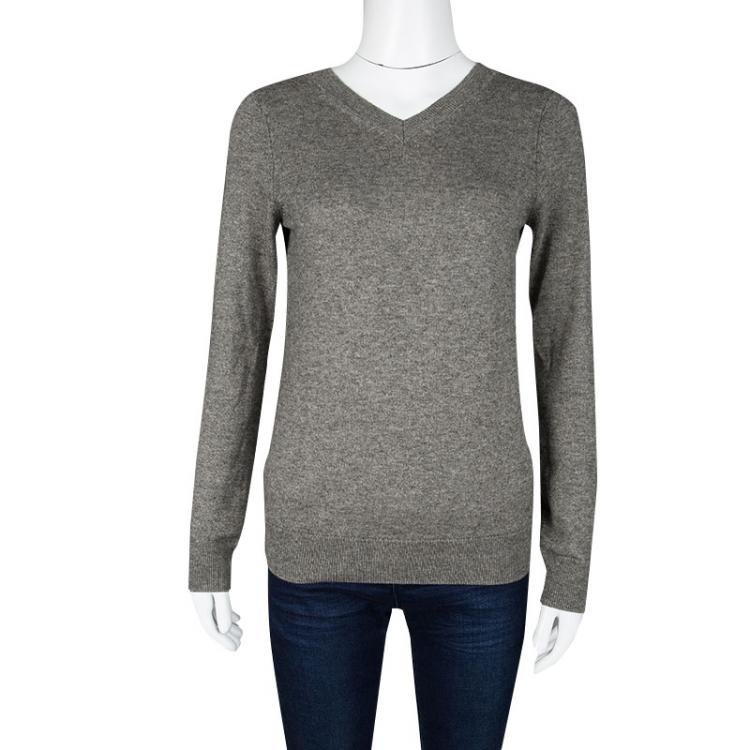 Kollega Ond Tick Isabel Marant Etoile Grey Melange Knit V Neck Sweater M Isabel Marant | TLC
