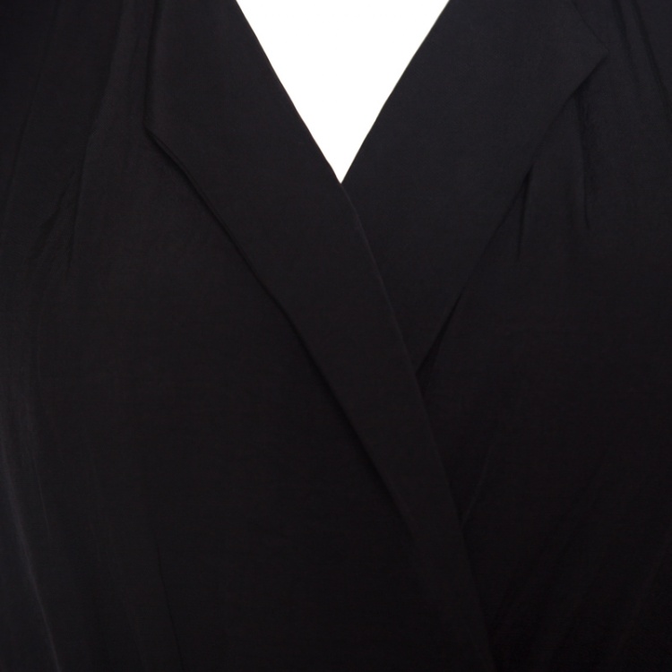 Pre Owned Isabel Marant Etoile Flore Black Wrap Maxi Dress M