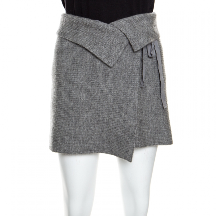 Isabel Marant Etoile Wool Faux Lyneth Mini Skirt M Marant | The Luxury Closet