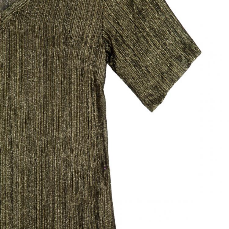 مملوكة مسبقًا Isabel Marant Metallic Lurex Dress L