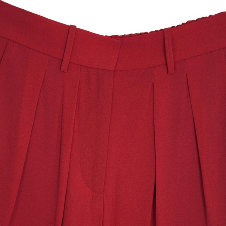 Pre Owned Isabel Marant Kessy Crepe Tapered Pants S