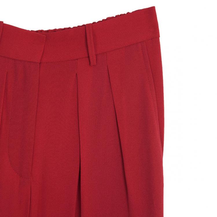 Pre Owned Isabel Marant Kessy Crepe Tapered Pants S