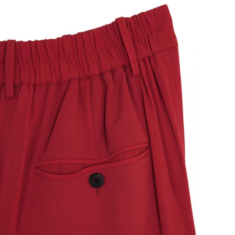 Pre Owned Isabel Marant Kessy Crepe Tapered Pants S