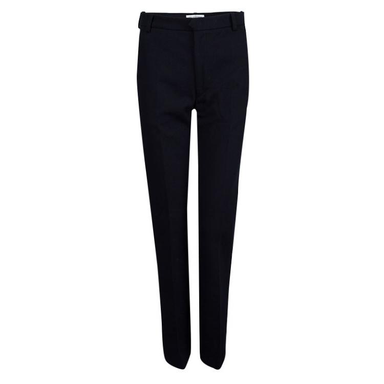 Pre Owned  Isabel Marant Etoile Navy Blue Cotton Bootcut Molly Trousers S