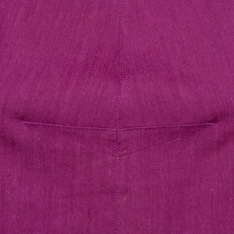 Pre Owned Isabel Marant Purple Linen Blend Fergyo Puff Sleeve Top S