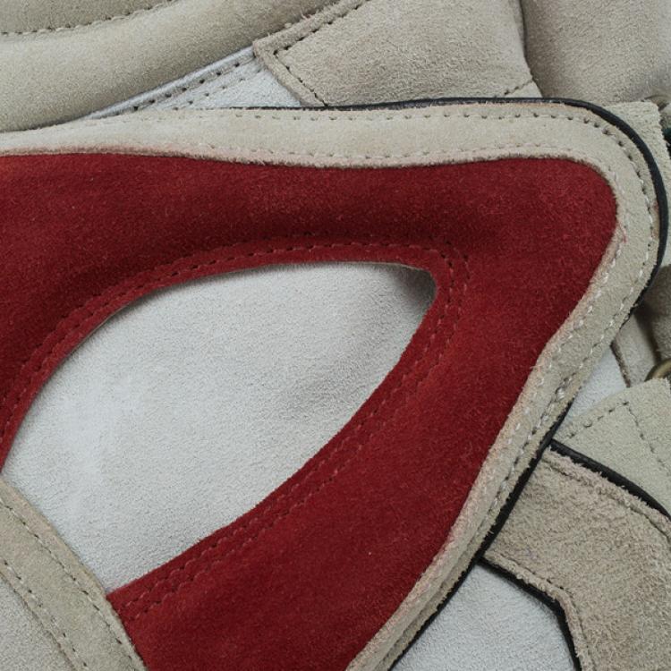 Pre Owned Isabel Marant Grey Bekett Wedge Sneakers Size 40