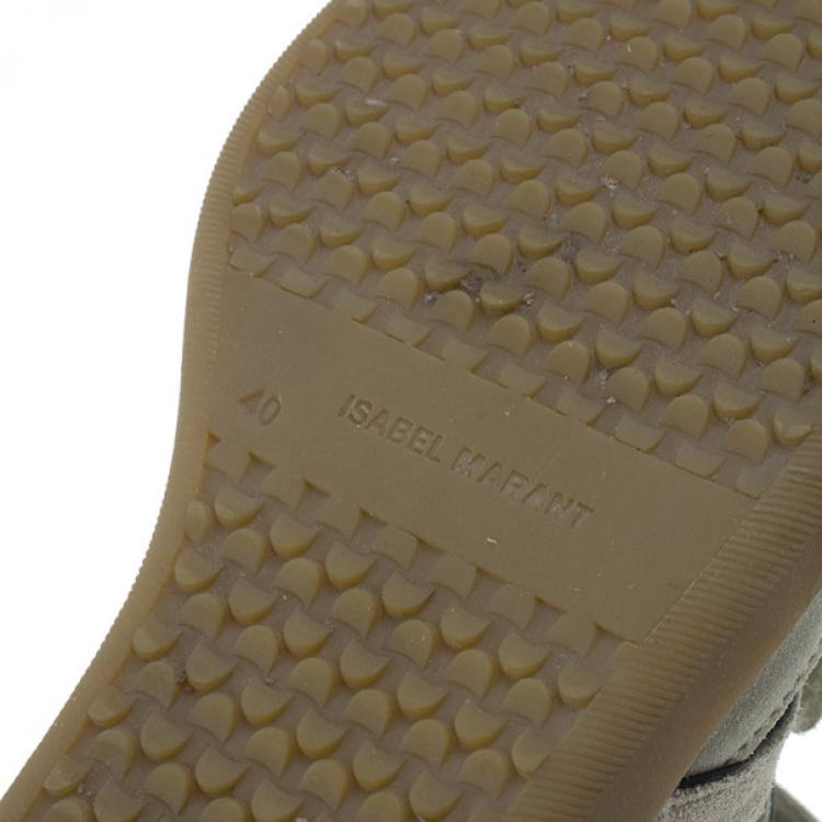 Pre Owned Isabel Marant Grey Bekett Wedge Sneakers Size 40