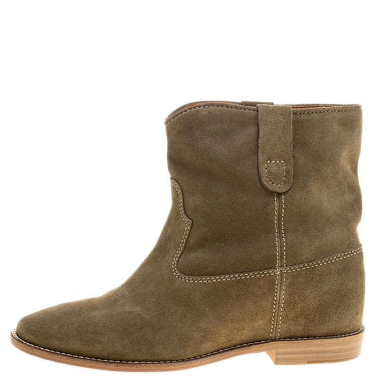 Isabel Suede Crisi Ankle Boots Size 39.5 Marant | TLC