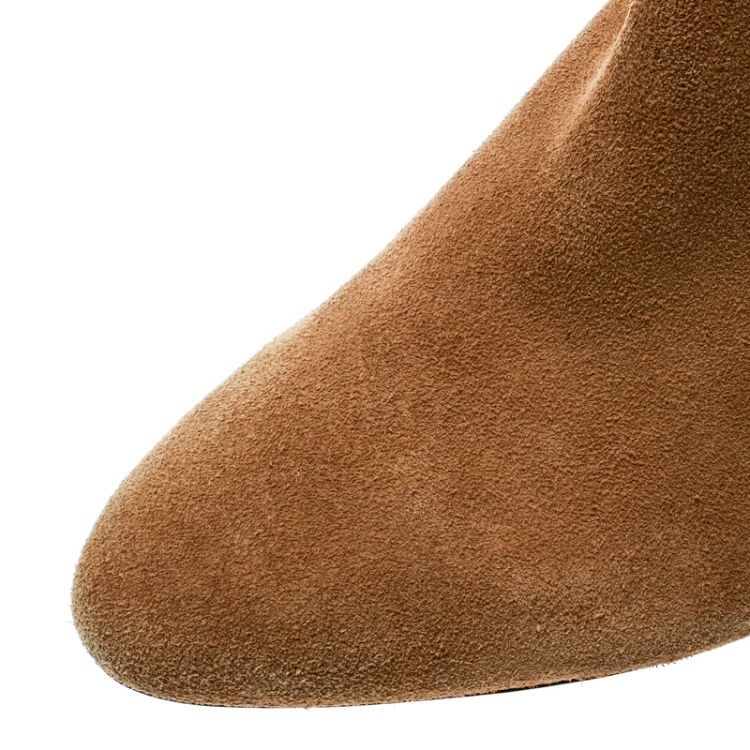 مملوكة مسبقًا Isabel Marant Beige Suede Ankle Boots Size 40