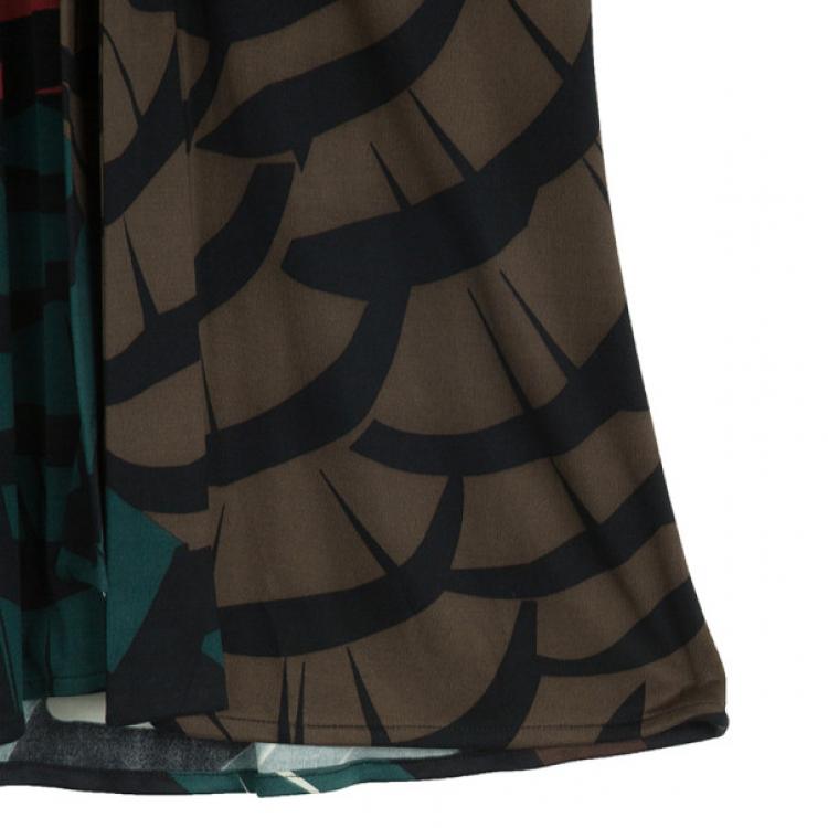 Pre Owned Issa London Abstract Halterneck Dress M